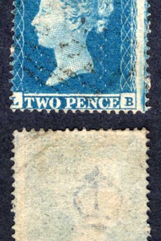 SG19 2d Star (LB) Plate 4 Wmk Small Crown Perf 16 Cat 75 pounds