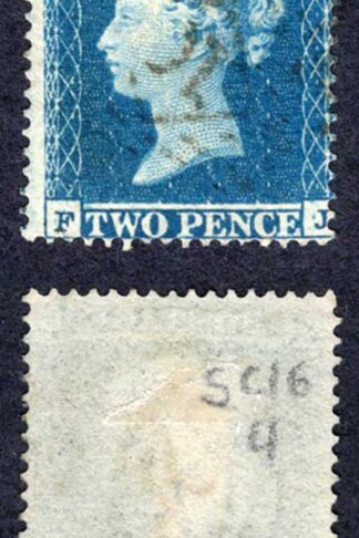 SG19 2d Star (FJ) Plate 4 Wmk Small Crown Perf 16 Cat 75 pounds