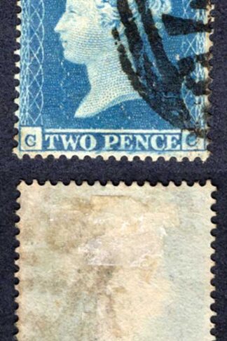 SG19 2d Star (CC) Plate 4 Wmk Small Crown Perf 16 CLEAR PROFILE Cat 75 pounds