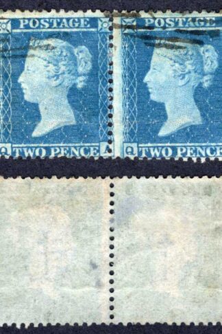 SG23a 2d Star (QA/QB) Plate 5 Wmk SC Perf 14 (Creased) Cat 500 pounds