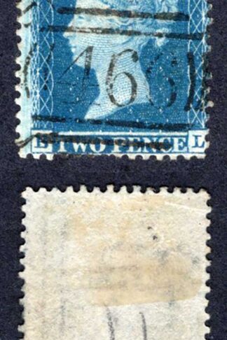 SG25 2d Star (BL) Plate 5 Wmk Large Crown Perf 14 Cat 50 pounds