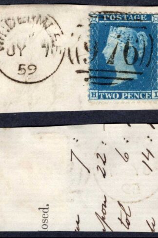 SG34 2d Star (FK/GL) Plate 5 Wmk Large Crown Perf 14 Clipped Perfs Cat 1000 pounds