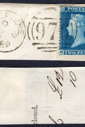 SG34 2d Star (HH) Plate 5 Wmk Large Crown Perf 14 (corner crease) Cat 50 pounds