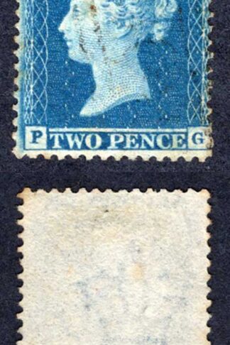 SG34 2d Star (PG) Plate 5 Wmk Large Crown Perf 14 Cat 50 pounds