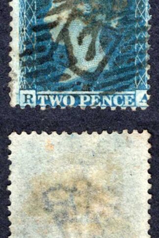 SG34 2d Star (RA) Plate 5 Wmk Large Crown Perf 14 Cat 50 pounds