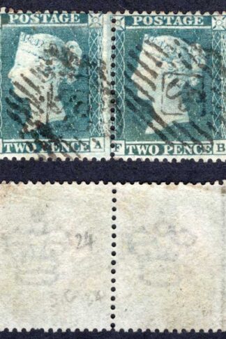 SG34 2d Star (FA/FB) Plate 5 Wmk Large Crown Perf 14 Cat 100 pounds