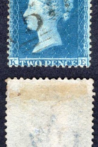 SG35 2d Star (KE) Plate 6 Wmk Large Crown Perf 14 Re-entry Cat 160 pounds
