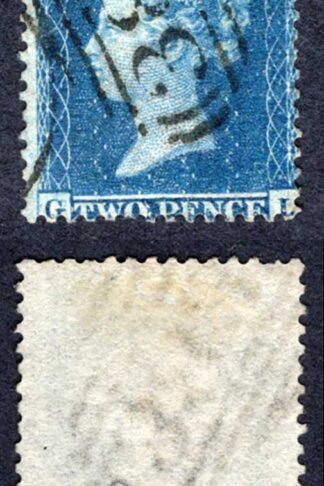 SG35 2d Star (GL) Plate 6 Wmk Large Crown Perf 14 Cat 50 pounds