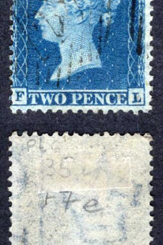 SG35 2d Star (FL) Plate 6 Wmk Large Crown Perf 14 Double Letter Cat 95 pounds