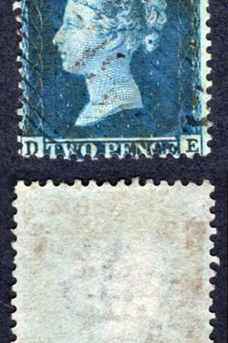 SG35 2d Star (DE) Plate 6 Wmk Large Crown Perf 14 Cat 50 pounds