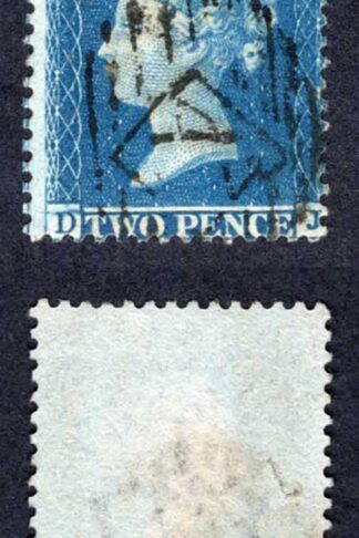 SG35 2d Star (CJ/DJ) Plate 6 Wmk Large Crown Perf 14 PAIR Cat 100 pounds