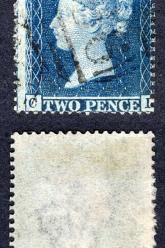SG36a 2d Star (CI) Plate 6 Wmk Large Crown Perf 16 Cat 250 pounds