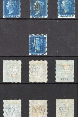 SG45/7 2d Plates Set of 7 Fine used Cat 262 pounds