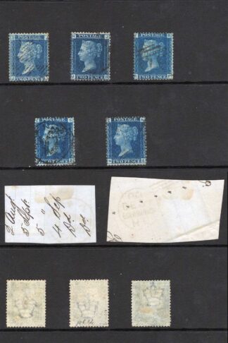 SG45/7 2d Plates Set of 7 Fine used Cat 262 pounds