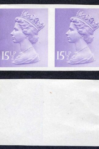 SGX948a 15.5p IMPERF PAIR (wrinkle) U/M Cat 200