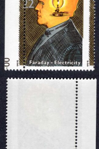 SG1546 22p 1991 Scientific Achievements Misperf U/M