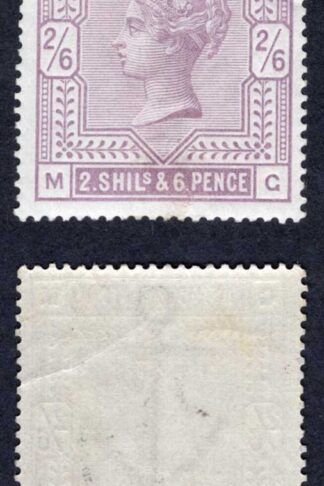 SG178 2/6d Lilac M/M Cat 600 pounds