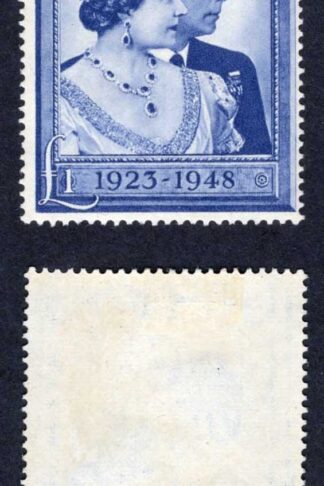SG494 1948 One Pound Silver Wedding CDS