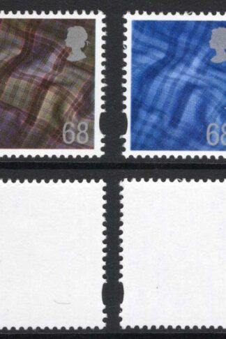 Scotland 68p Blue colour Trial U/M