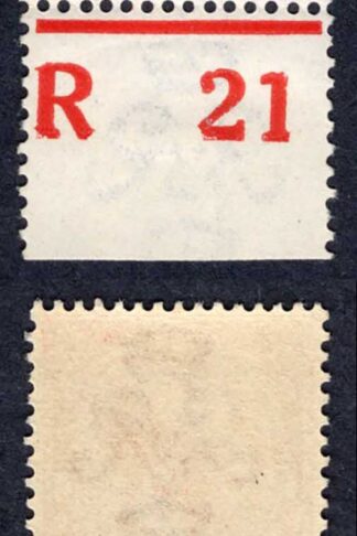 KGV 1d Royal Cypher Control R21 Perf (mounted in the margin)