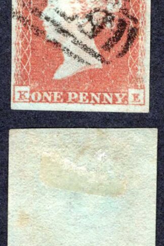 1841 Penny Red (KE) Fine Four Margins