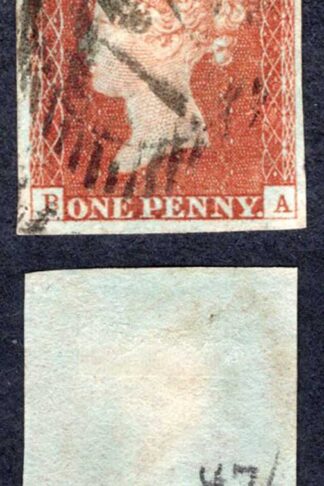 1841 Penny Red (BA) Plate 47 Fine Four Margins