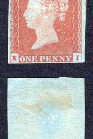 SG9 Penny Pale-red Brown (KI) Mint (NO GUM) Four Margins Cat 600