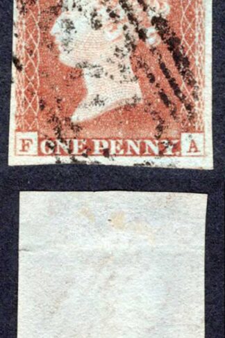 1841 Penny Red (FA) Plate 57 Fine Four Margins Cat 40 Pounds