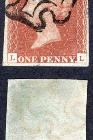 1841 Penny Red (LL) Plate 13 Fine Four Margins Cat 175 Pounds