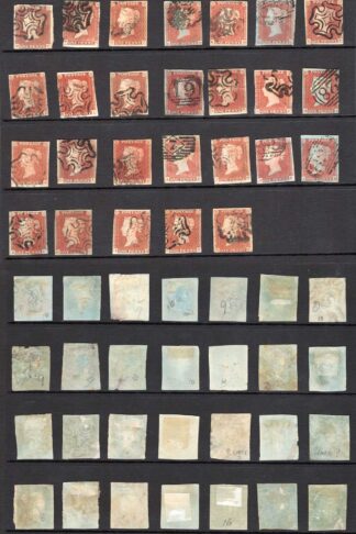 1841 Penny Red Selection (47 stamps)