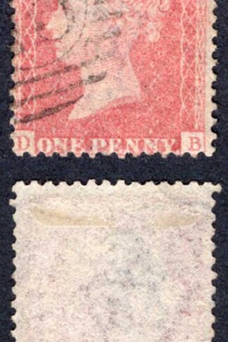 Penny Star (DB) Plate 55 C10 LC Perf 14 Re-entry