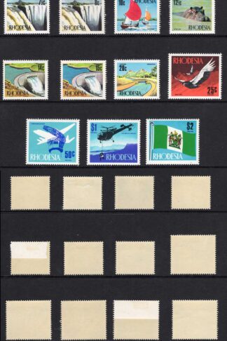 Rhodesia SG439/452 1970 Set of 19 M/M Cat 60 pounds