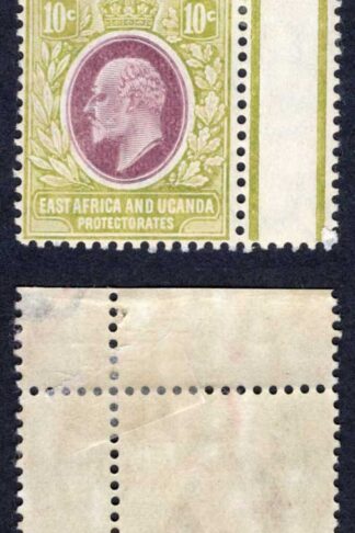 KUT SG37 10c Dull and pale olive M/M Cat 13++ pounds