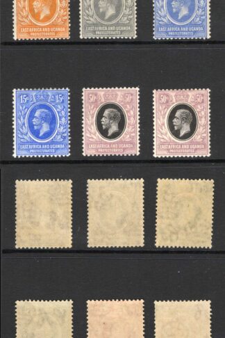 KUT SG65/71 set to 50c wmk Script Plus extras M/M Cat 112 pounds