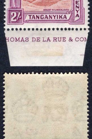 KUT SG119 2/- Lake and purple M/M Cat 20 pounds