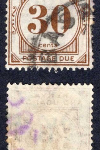 KUT SGD4 1928 Post Due 30c used Cat 25 pounds