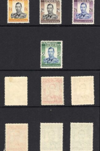 Southern Rhodesia SG40/52 1937 Set of 13 M/M Cat 85 pounds