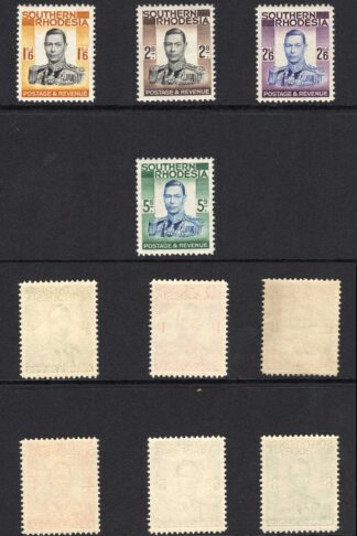 Southern Rhodesia SG40/52 1937 Set of 13 M/M Cat 85 pounds