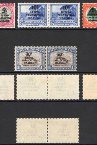 KUT SG151/4 Surcharge set of 4 M/M Cat 25 pounds