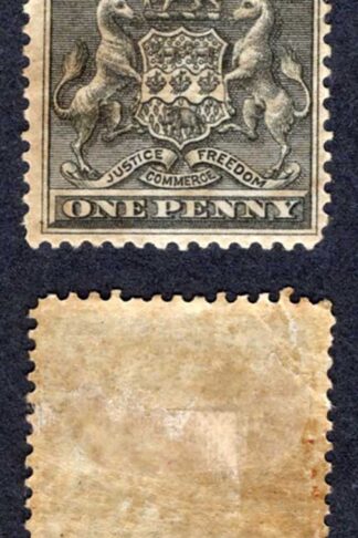 Rhodesia SG1 1d Black M/M Cat 19 pounds
