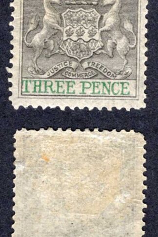 Rhodesia SG21 3d Grey-black and Green M/M Cat 26 pounds