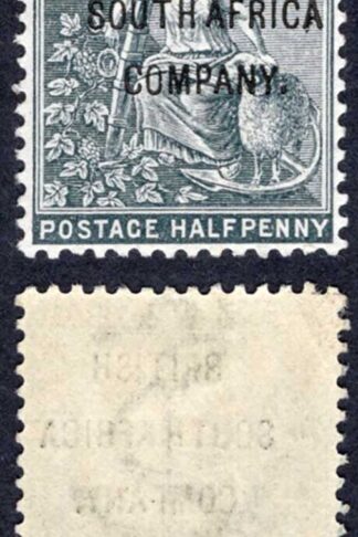 Rhodesia SG58 1/2d opt British South Africa Company M/M Cat 20 pounds