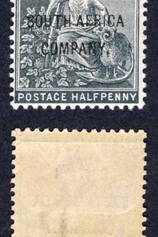 Rhodesia SG58 1/2d opt British South Africa Company M/M Cat 20 pounds
