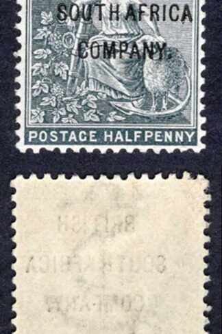 Rhodesia SG58 1/2d opt British South Africa Company M/M Cat 20 pounds