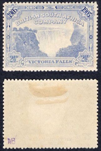 Rhodesia SG95 2 1/2d Victoria Falls Perf 14 M/M Cat 22 pounds