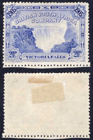 Rhodesia SG95 2 1/2d Victoria Falls Perf 14 M/M Cat 22 pounds