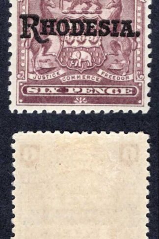 Rhodesia SG106c 6d Dull Purple M/M Cat 28 pounds