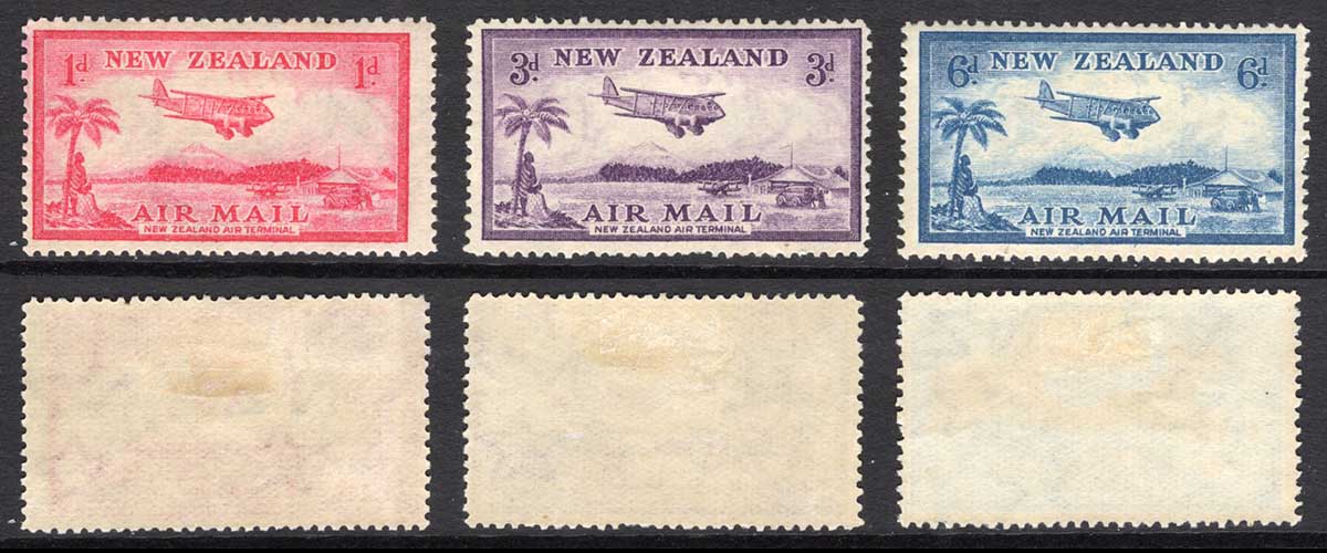 New Zealand SG570/2 1935 Air Set of 3 M/M Cat 11 pounds