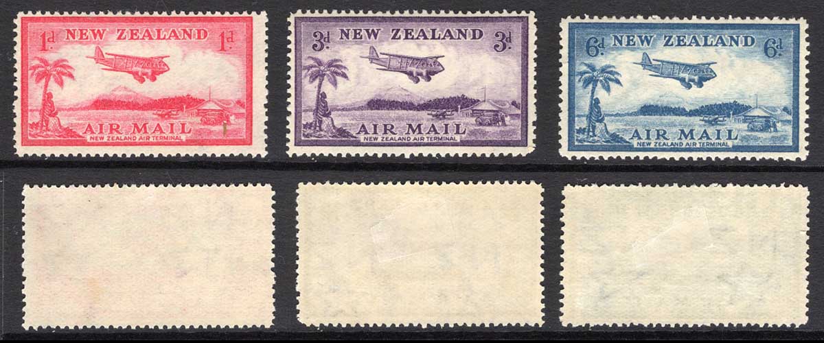 New Zealand SG570/2 1935 Air Set of 3 M/M Cat 11 pounds