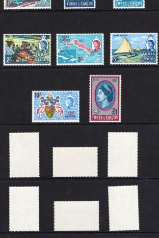 Turks and Caicos SG274/89 1967 Set of 14 U/M Cat 32 pounds